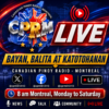 CPRM Live on FB, YT and X Monday to Saturday 8am Montreal